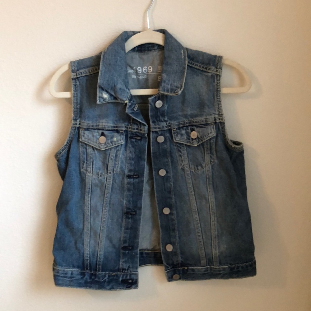 GAP 1969 Denim vest - WORN ONCE!